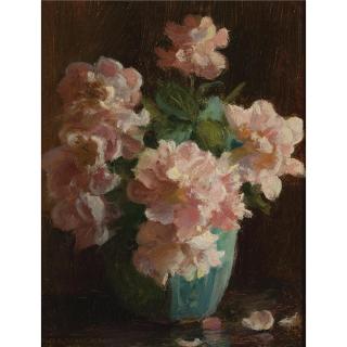 Charles Courtney Curran - Pink Roses