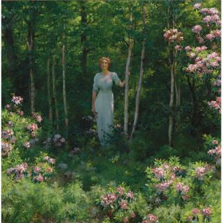 Charles Courtney Curran - The Edge Of The Woods