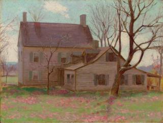 Charles Courtney Curran - The Ralph Mead House, Quaker Ridge Farm, Greenwich, Connecticut