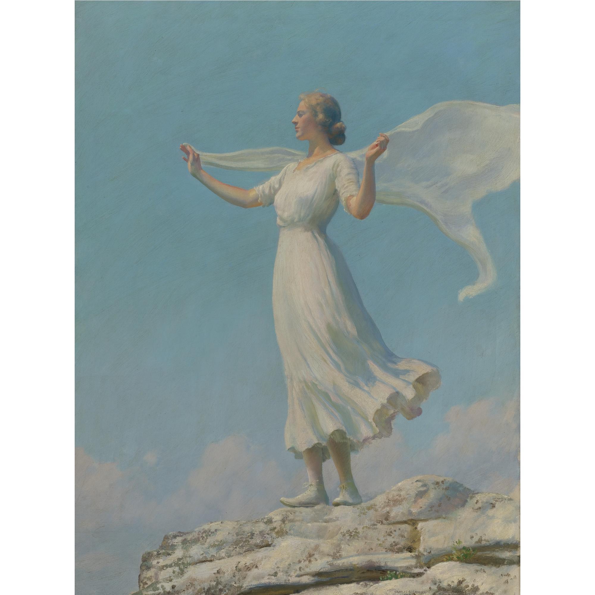 Charles Courtney Curran - The South Wind (The Breezy Day)