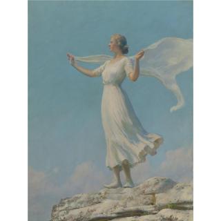 Charles Courtney Curran - The South Wind (The Breezy Day)