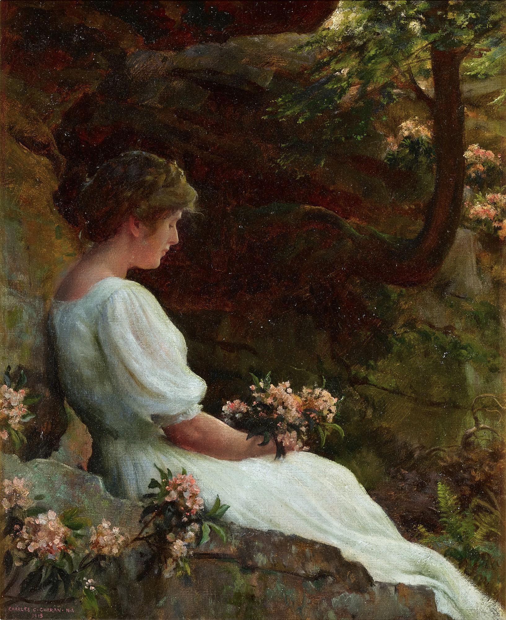 Charles Courtney Curran - Wishful Thinking