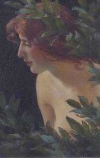 Charles Courtney Curran - Wood Nymph Study