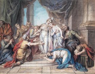 Charles Coypel - Joseph recognised by his Brethren