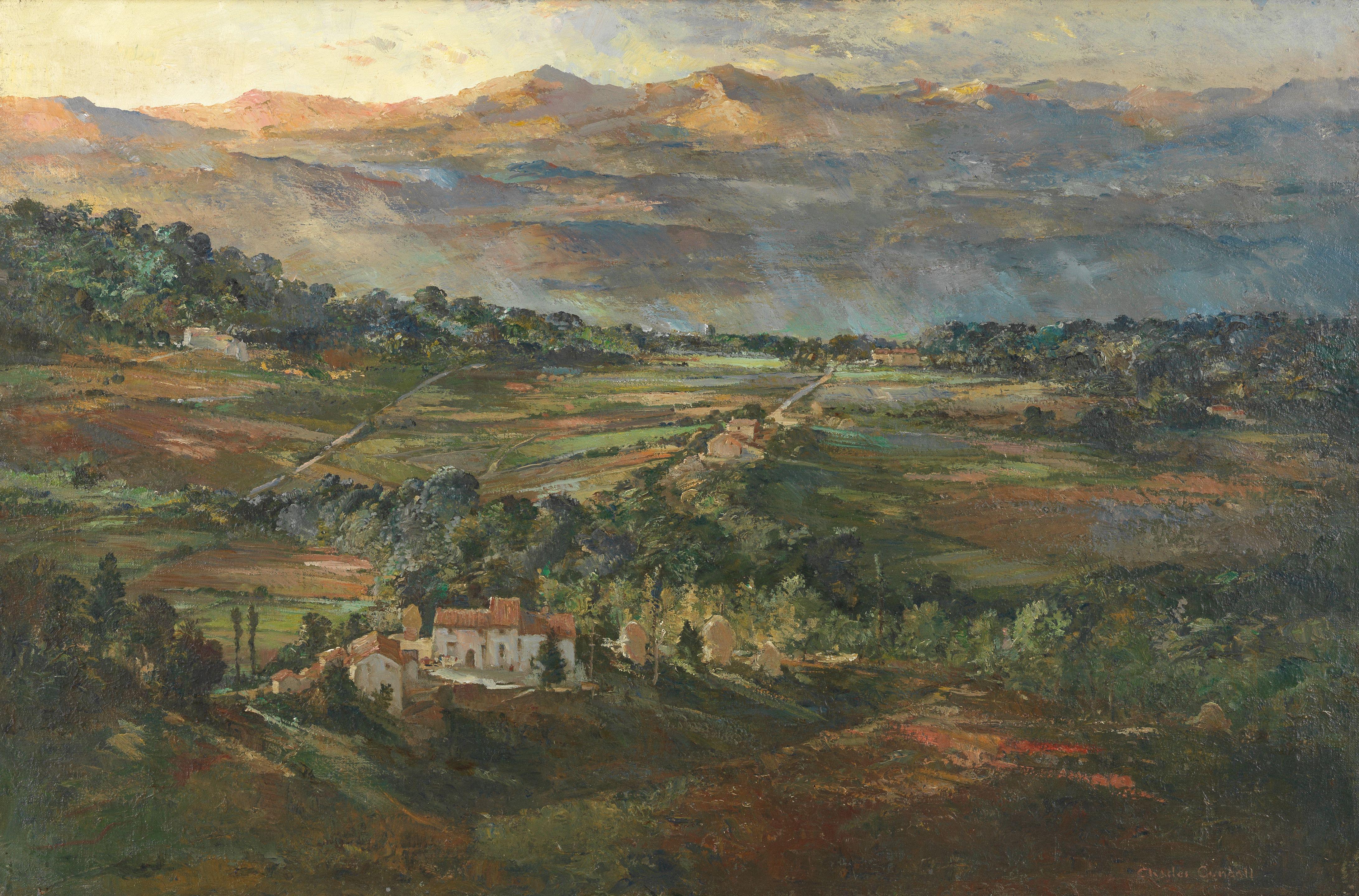 Charles Cundall R.A., R.W.S., R.P. - A farm in Tuscany