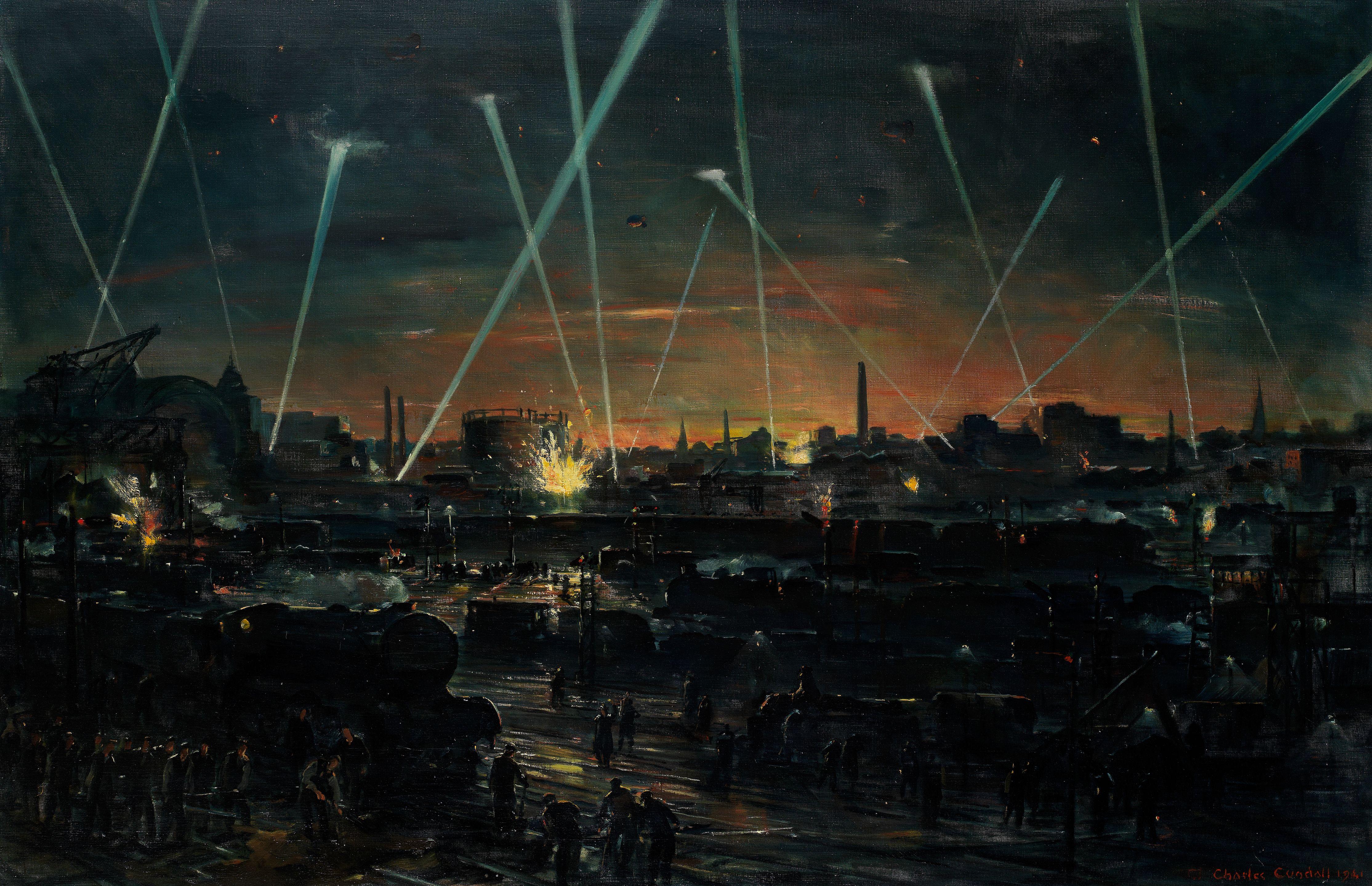 Charles Cundall R.A. - The British Railway\'s Carry On