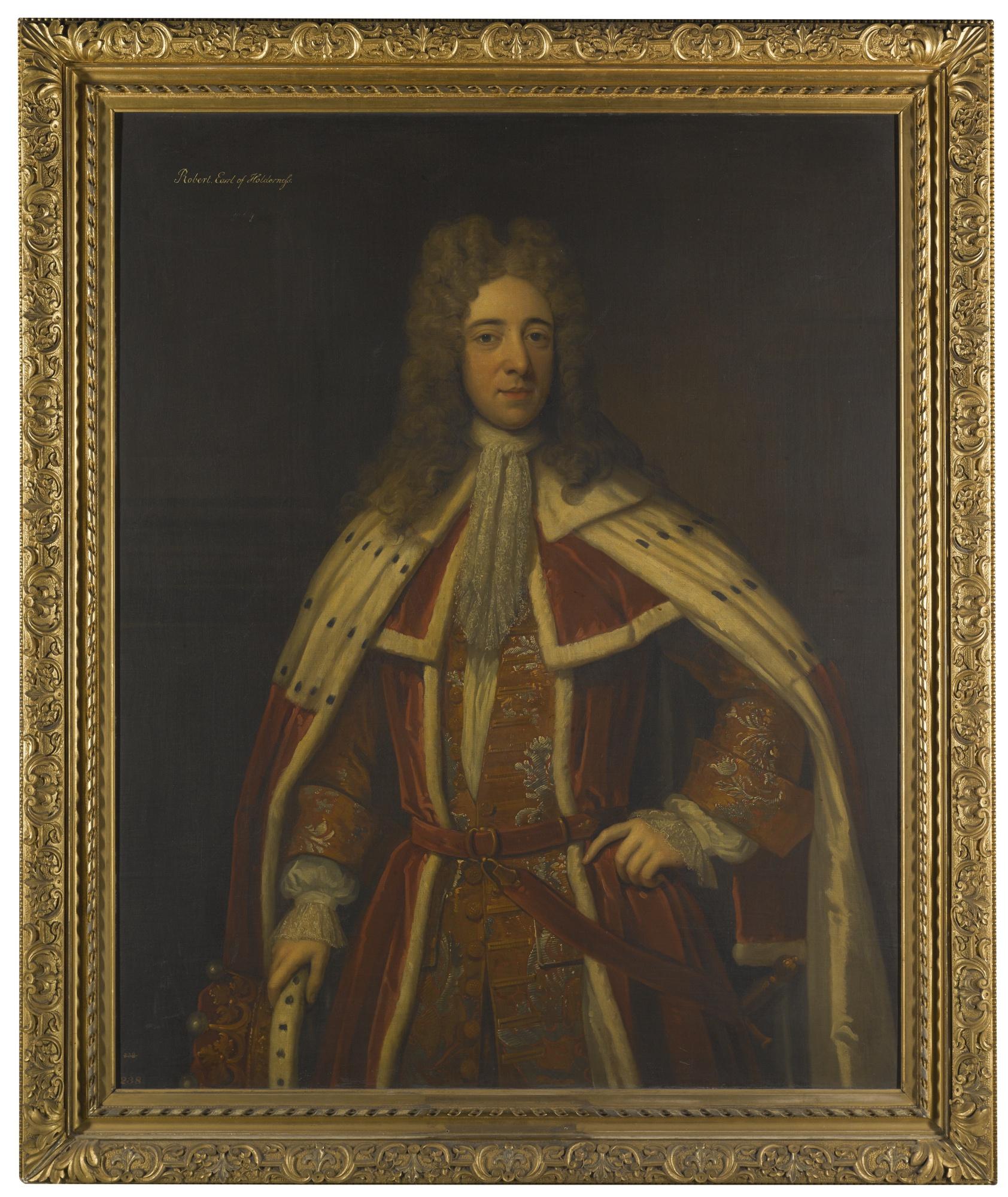 Charles D\'Agar - Portrait Of Robert Darcy, 3Rd Earl Of Holderness (1681-1721), Three-Quarter Length, In Peer\'S Robes