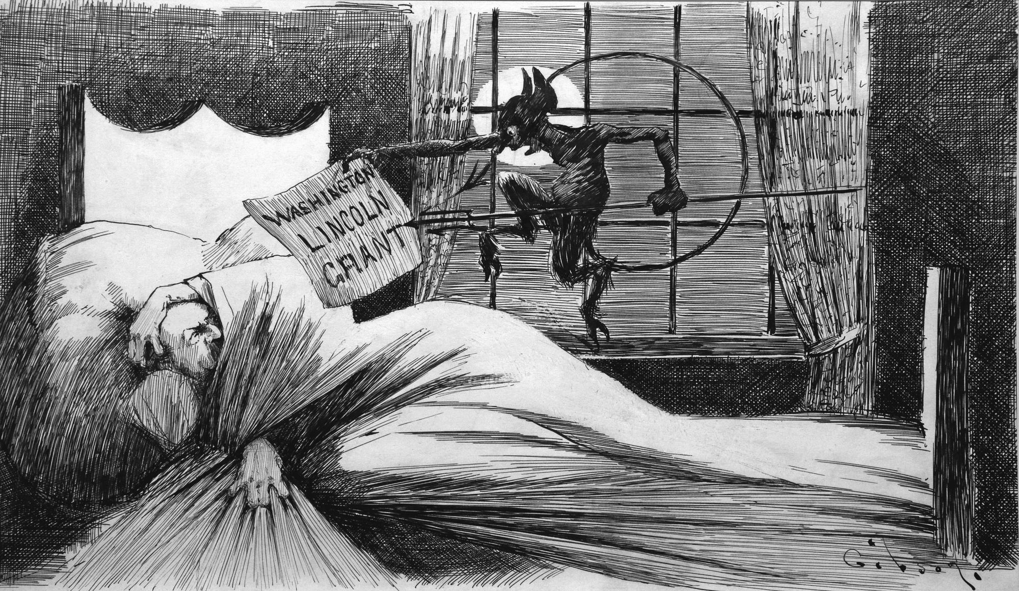 Charles Dana Gibson - Has Grover Got It? – The Second Term Nightmare