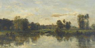Charles Daubigny - French Bords Du Fleuve