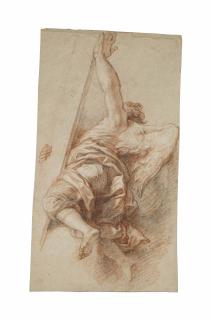 Charles de La Fosse - An Angel, Seen From Behind, Carrying The Cross