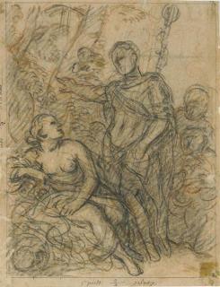 Charles De La Fosse - Bacchus and Ariadne: An allegory of Autumn