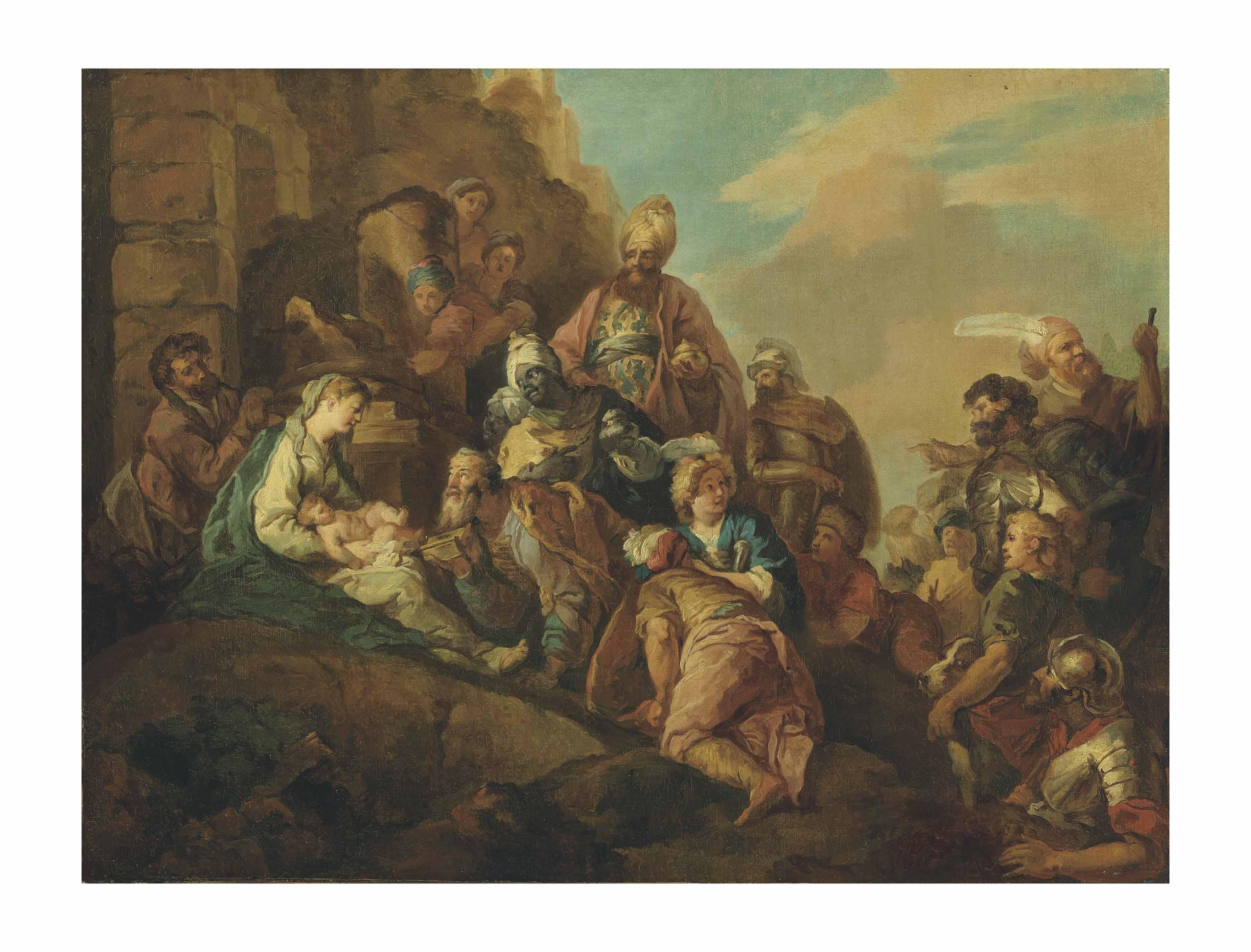 Charles De La Fosse - L\'Adoration des Mages