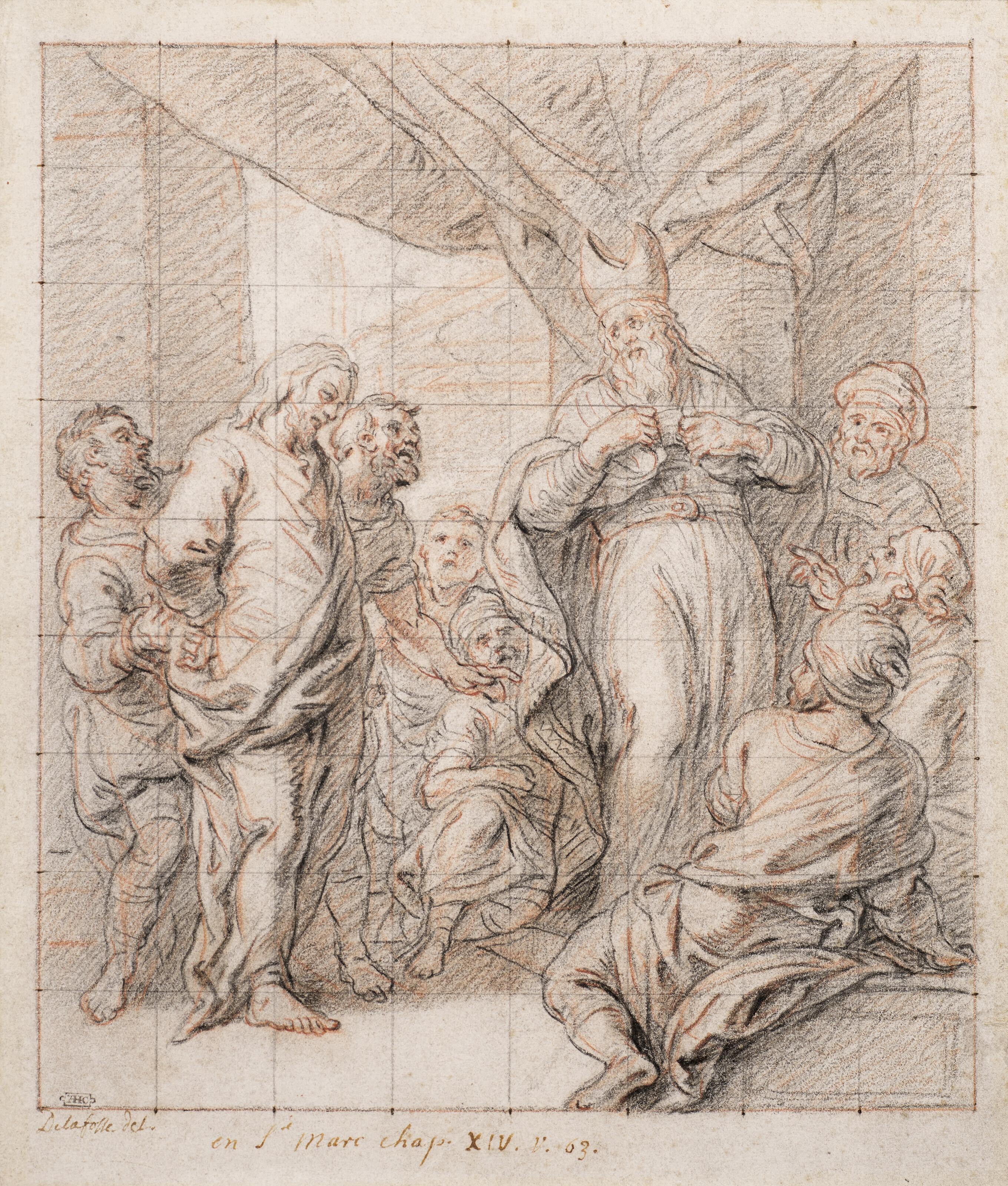 Charles De La Fosse - Le Christ Chez Caïphe