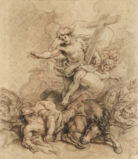 Charles De La Fosse - Saint Paul On The Road To Damascus