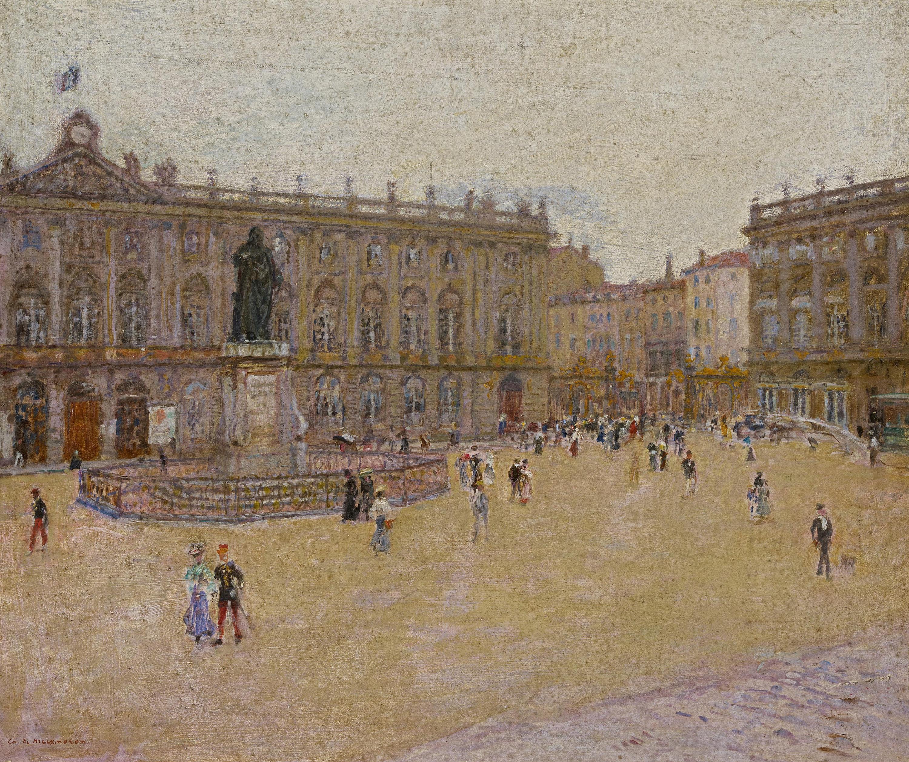 Charles De Meixmoron De Dombasle - Die Place Stanisla in Nancy.