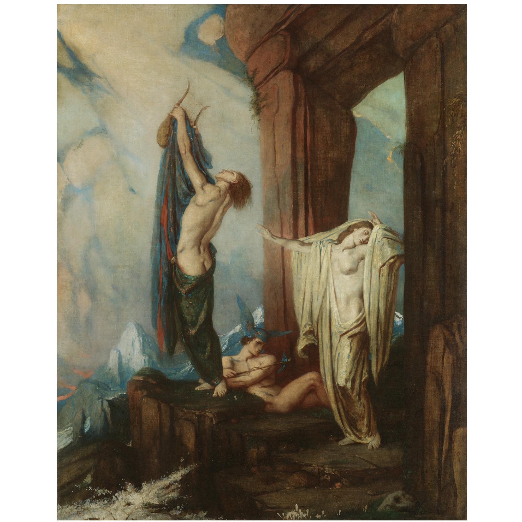 Charles de Sousy Ricketts - Swiss Orpheus And Eurydice