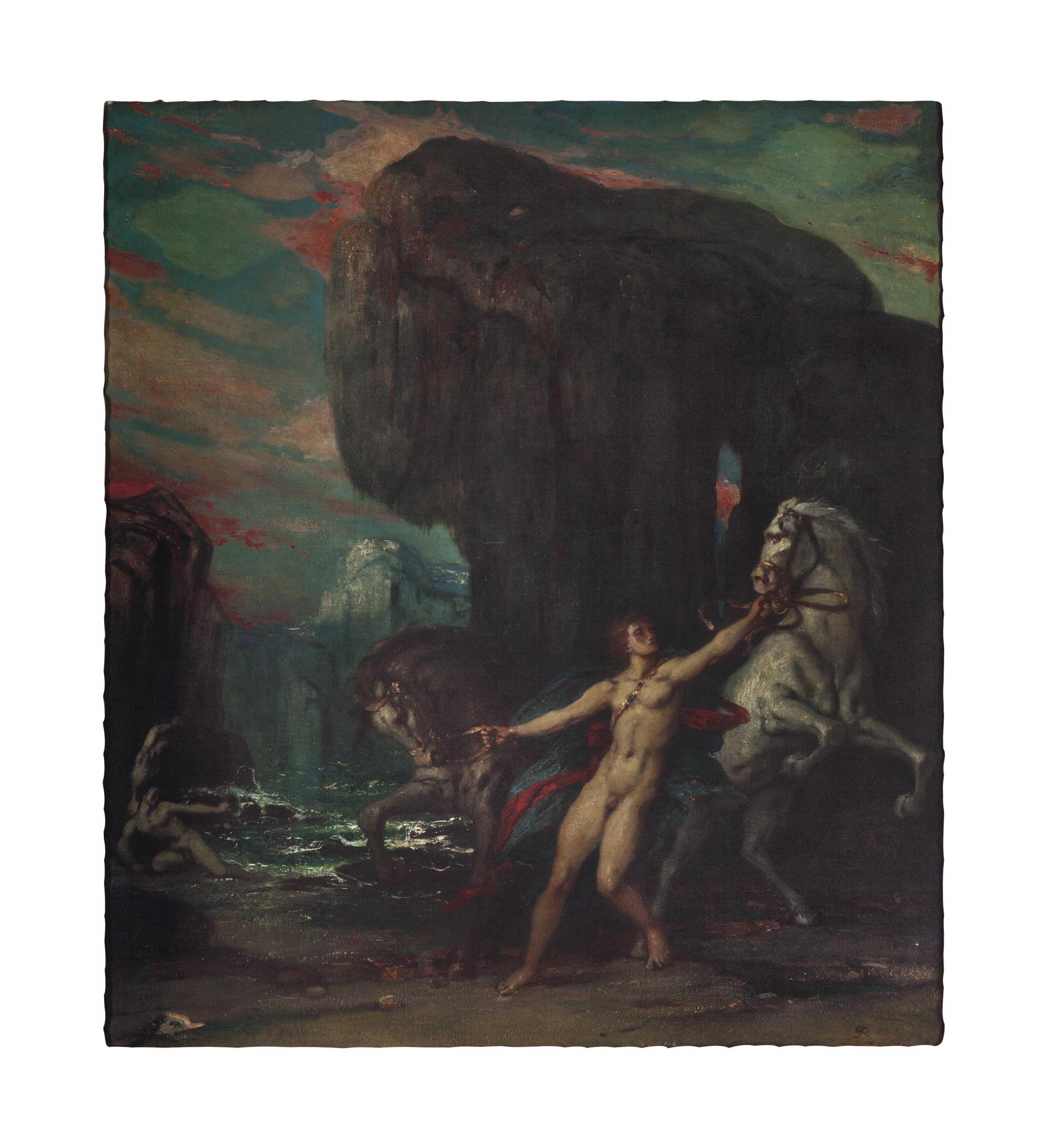 Charles De Sousy Ricketts - The Horses of Achilles