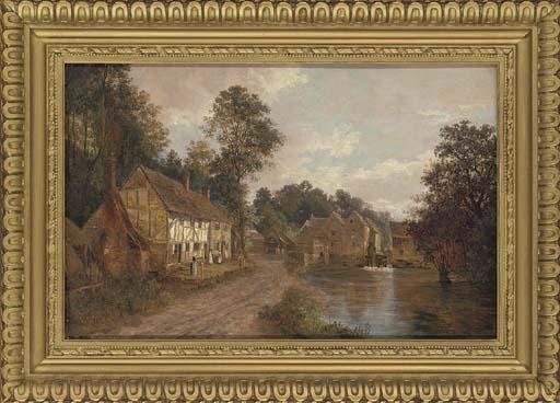 Charles Deane - The old watermill on the Thames