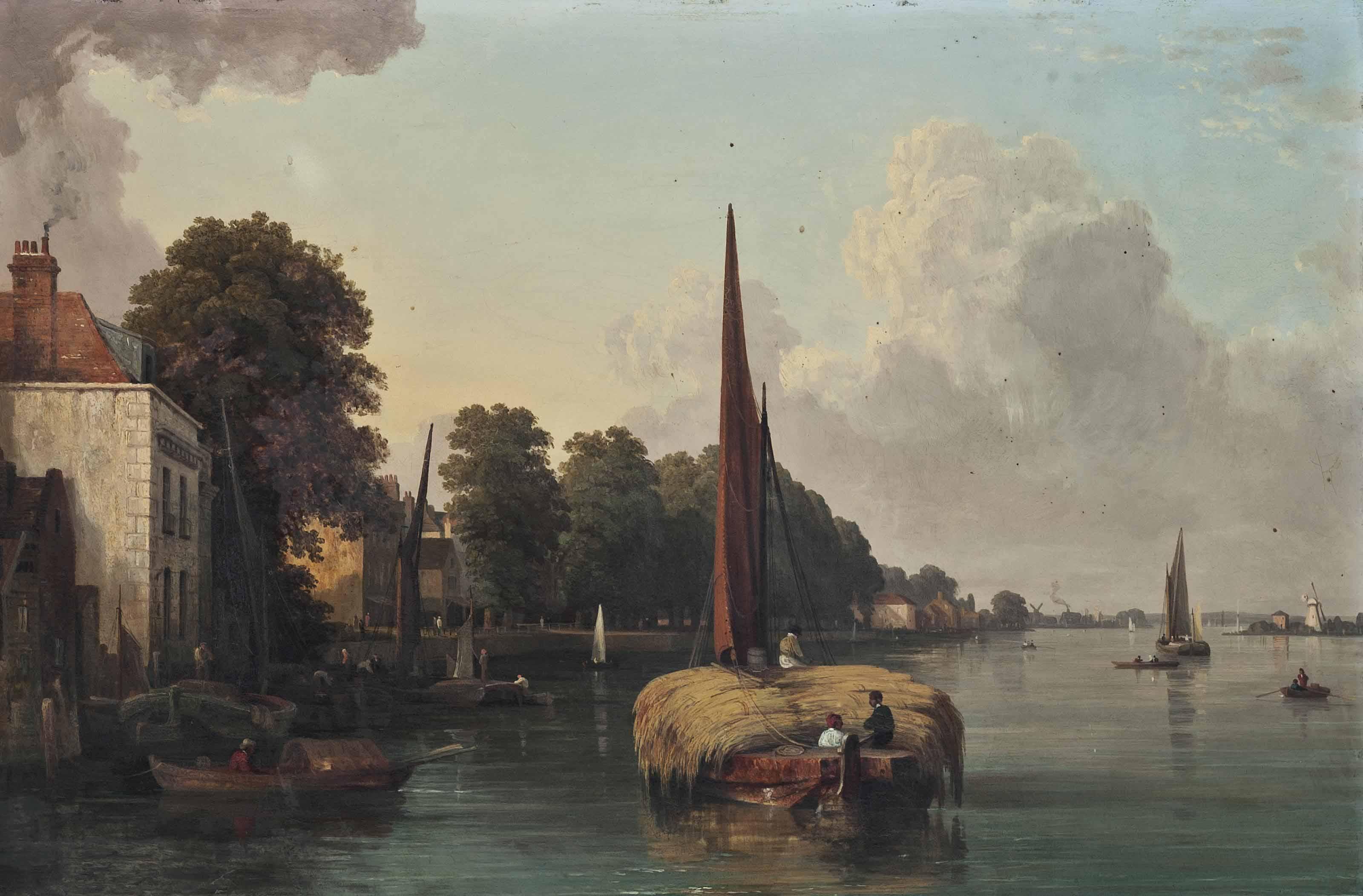 Charles Deane - The Thames At Chelsea