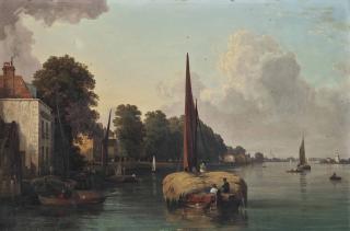 Charles Deane - The Thames At Chelsea