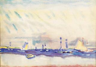 Charles Demuth - Boats and Sea