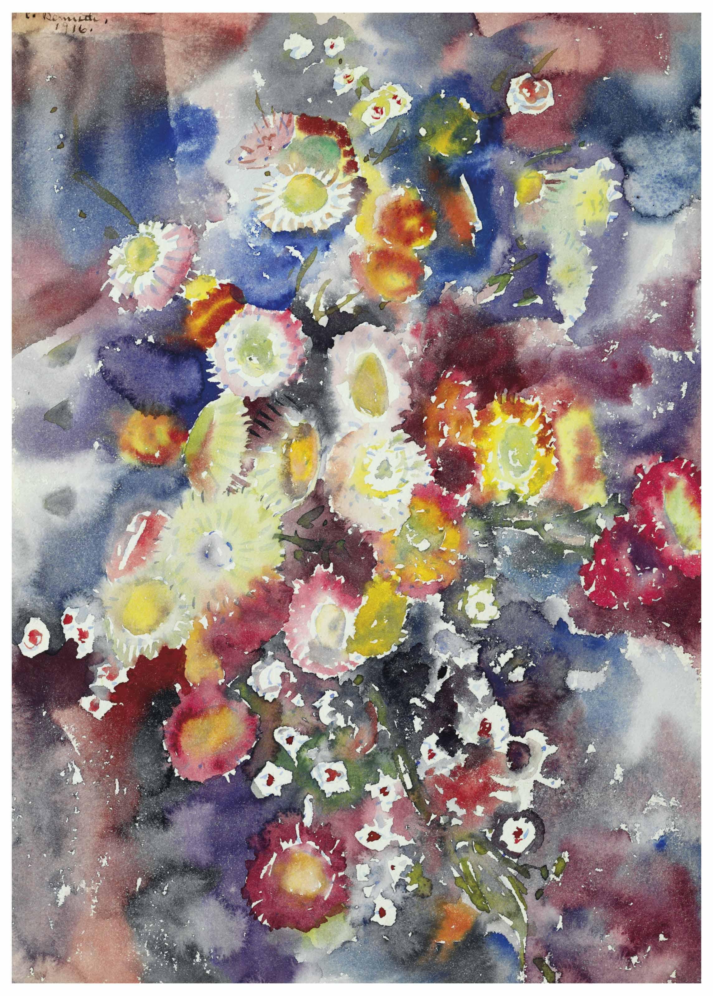 Charles Demuth - Flowers: A Double-Sided Work