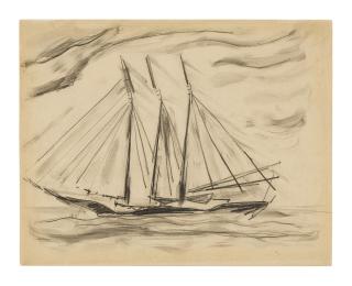 Charles Demuth - Three-Masted Schooner