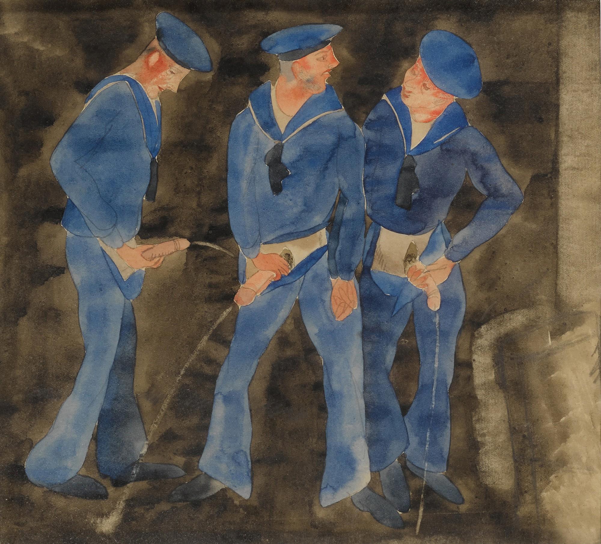 Charles Demuth - Three Sailors Urinating