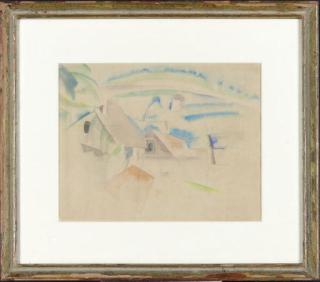 Charles Demuth - Two Houses in a Landscape