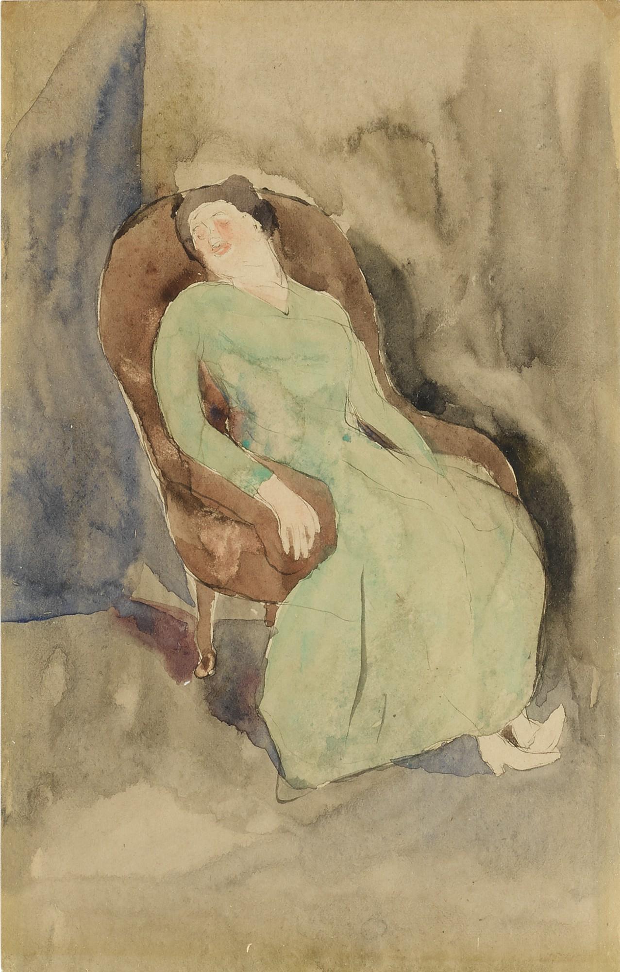 Charles Demuth - Woman In An Armchair