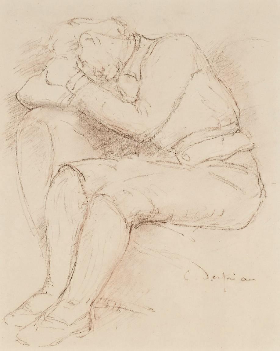 Charles Despiau - Garçon endormi