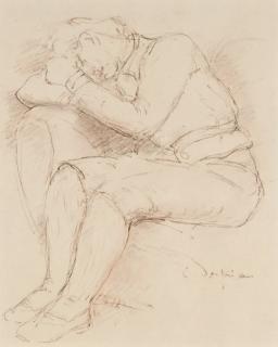 Charles Despiau - Garçon endormi