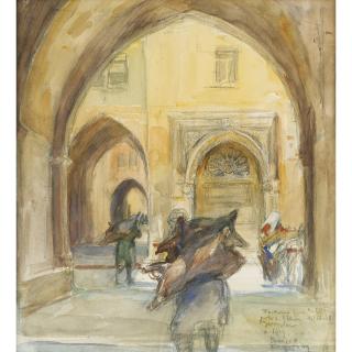 Charles-Dominique Fouqueray - Une Fontaine À Jérusalem