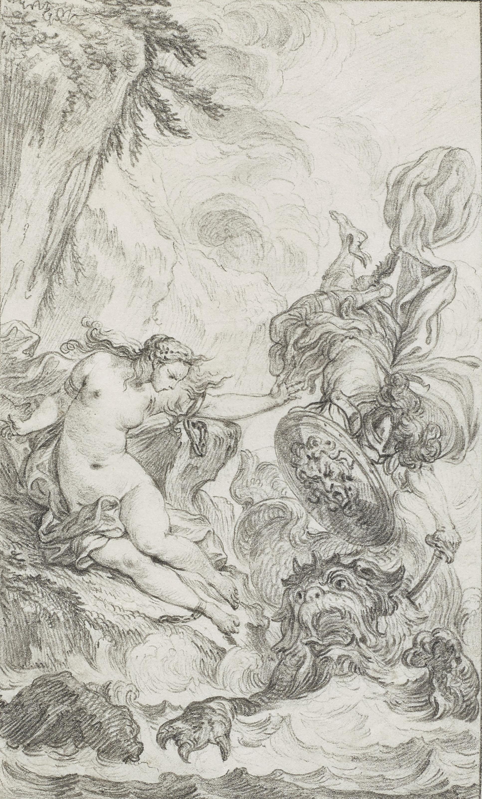 Charles-Dominique-Joseph Eisen - Persée et Andromède