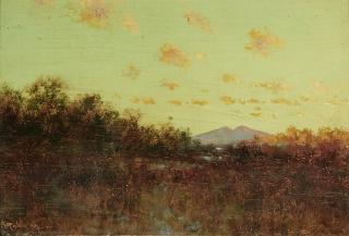 Charles Dormon Robinson - A View of Mt. Diablo