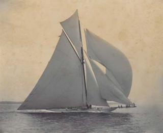 Charles E. Bolles - Columbia racing; Columbia vs. Shamrock; A New York Yacht Club members trial race prior to 1898