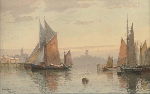 Charles E. Hannaford - A Calm Morning, Plymouth