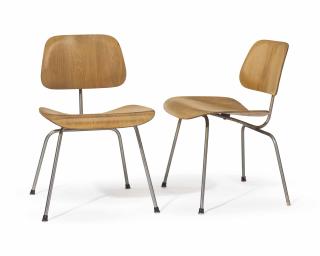 Charles Eames - Two ‘DCM’ Chairs
