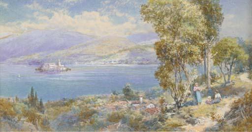 Charles Edmund Rowbotham - Idle Gossip Beside An Italian Lake (Illustrated); And Figures On The Italian Coast