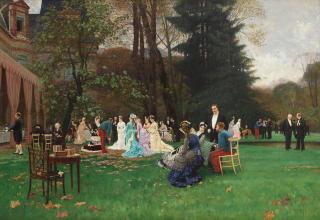 Charles Edouard Edmond Delort - Les Noces, Fontainebleau