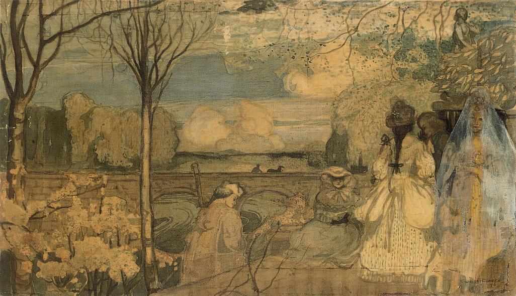 Charles Edward Conder - Fête galante