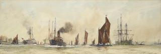 Charles Edward Dixon, R.I. - Off Tilbury