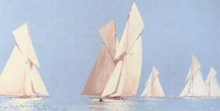 Charles Edward Dixon, R.I. - Round The Dean Elbow Buoy