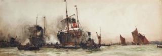 Charles Edward Dixon - Off Rotherhithe