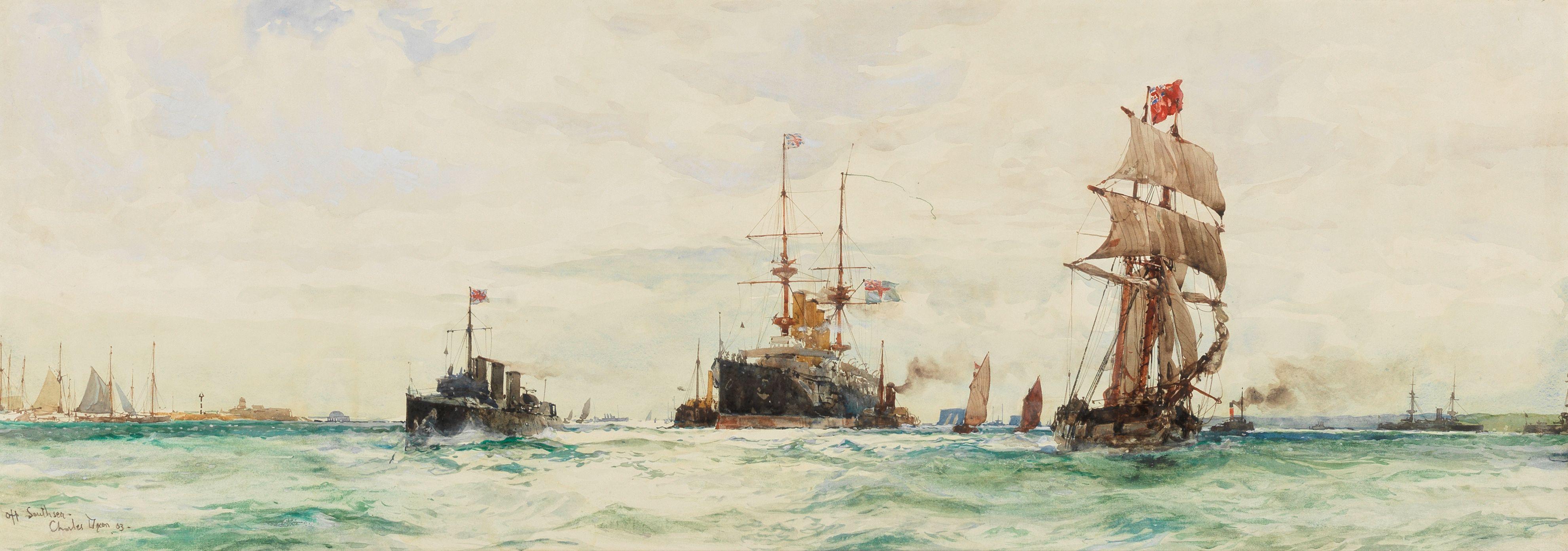 Charles Edward Dixon - \'Off Southsea\'