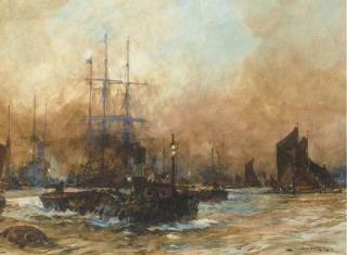 Charles Edward Dixon - The Pool of London