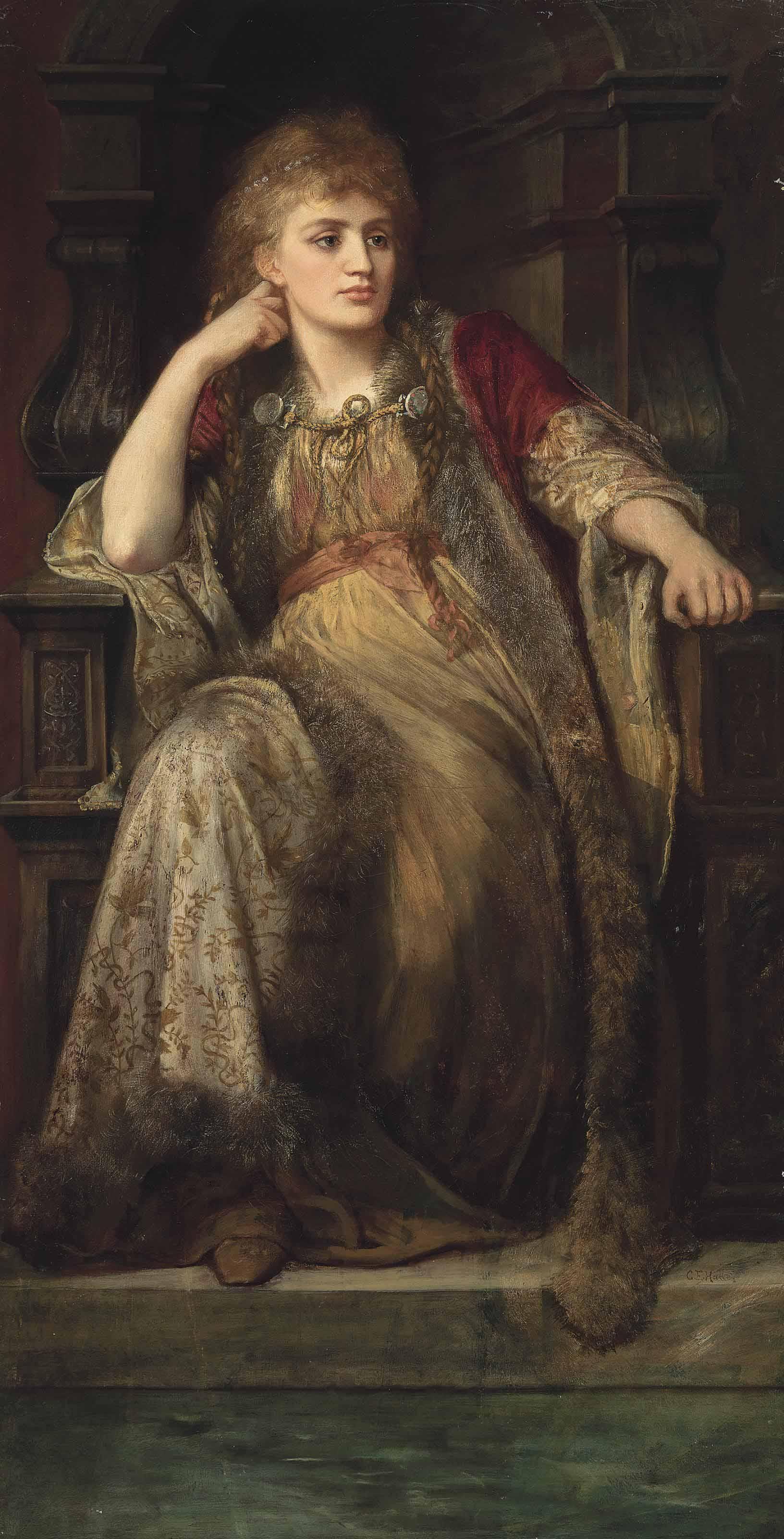 Charles Edward Hallé - An Allegorical Figure