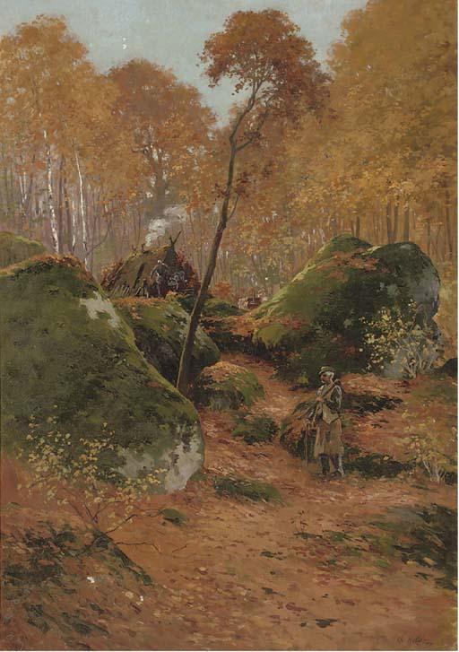 Charles Edward Hallé - The elderly woodcutter