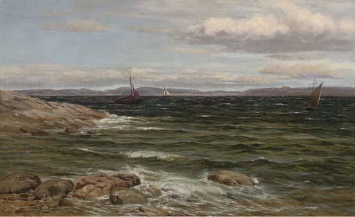 Charles Edward Johnson, R.I., R.O.I. - Across The Bay To The Islands Beyond