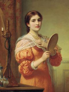 Charles Edward Perugini - A Fair Reflection